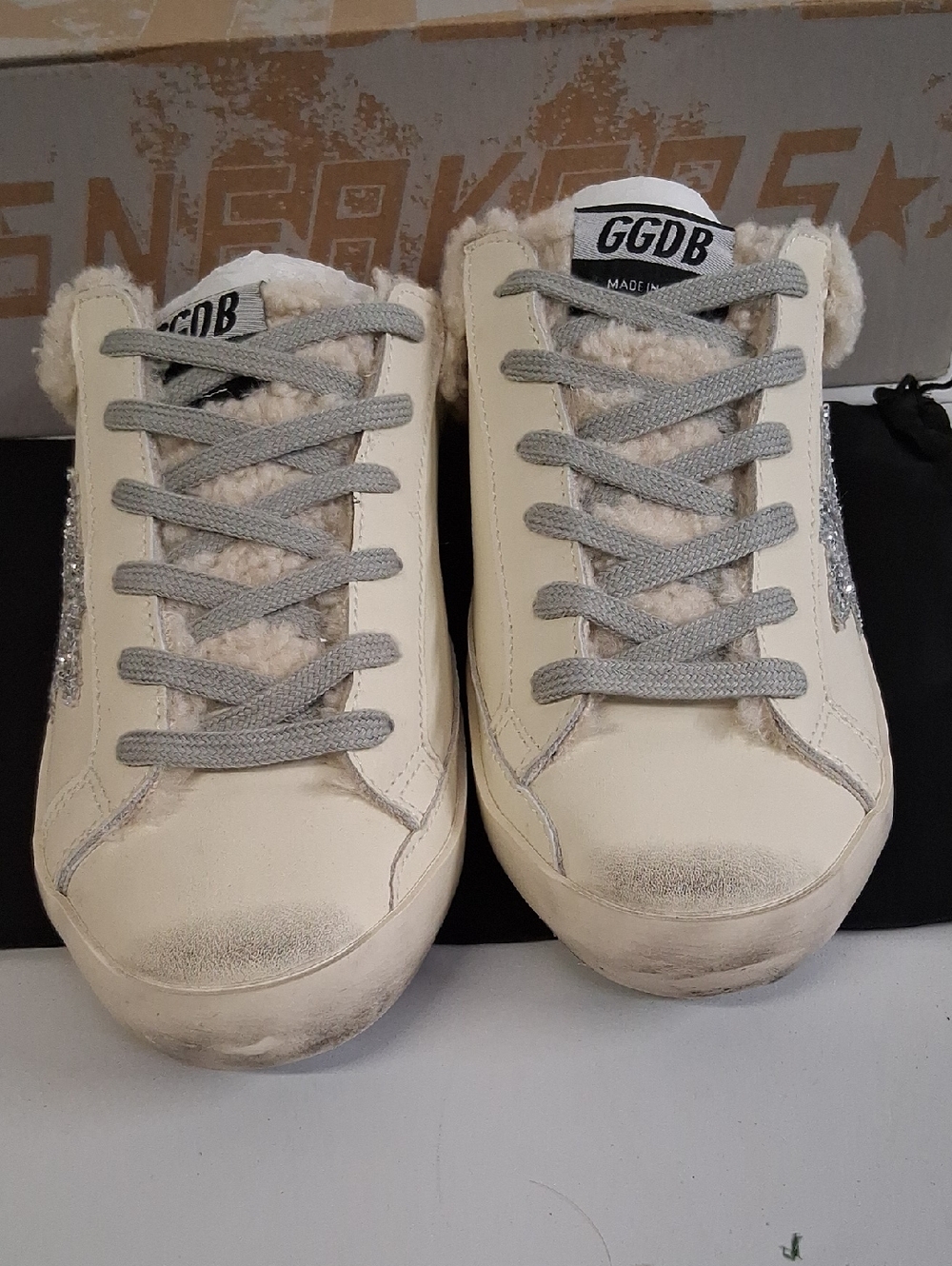 NWOT Womens Golden Goose Superstar Slip On Sneakers Size 38 - Picture 3 of 6